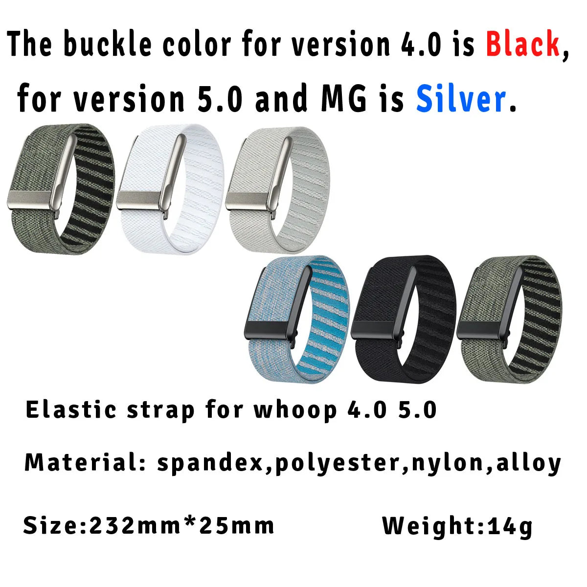 Bracelet en Nylon Élégant pour Whoop™